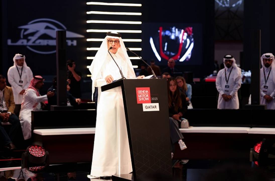 Qatar PM and Minister of Foreign Affairs inaugurates the Geneva International Motor Show 2023
