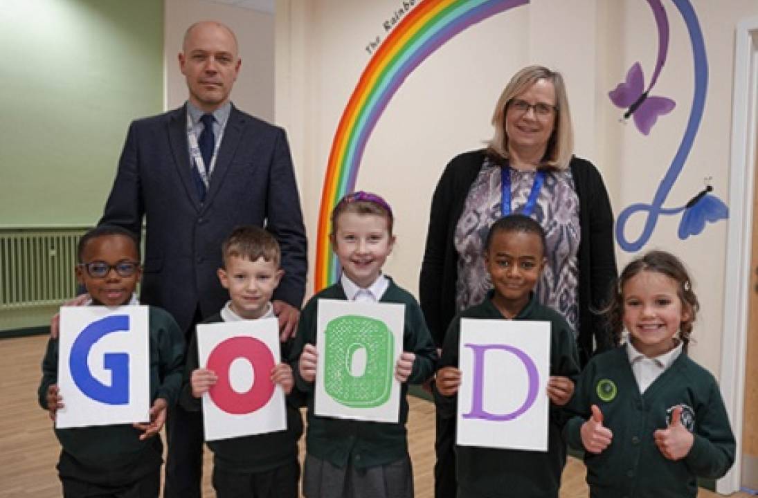 Improving infant school rated Good by inspectors